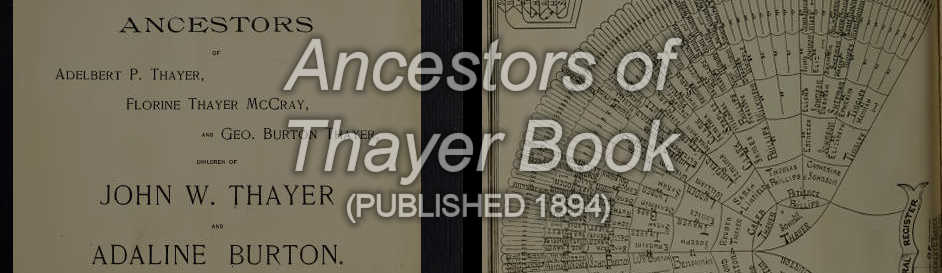 Thayles Ancestor Book-header
