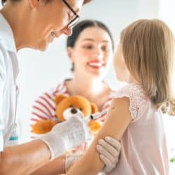 vaccination to a child