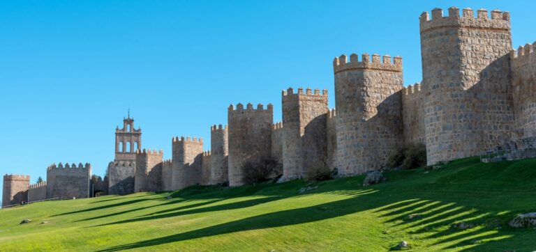 The old medieval city wall of Avila