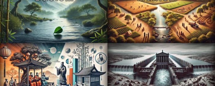 The four original ancient Chinese traditions range from flow with nature to strict governance.
