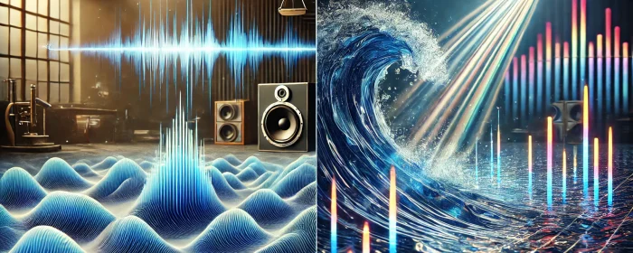 Sound doesn’t change pitch when moving from air to water, but the water does filter out higher frequency waves.